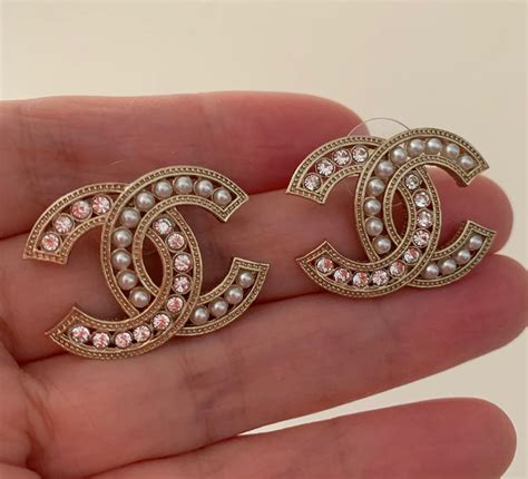 big chanel earrings|Chanel earrings authentic.